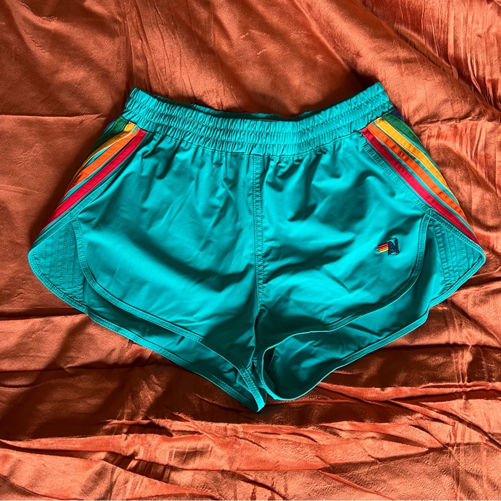 Aviator Nation Women’s 5-Stripe Flex Board Shorts - Jade - M